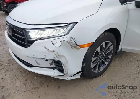 2022 Honda Odyssey Ex-L z USA, uszkodzony, nr VIN 5FNRL6H72NB052760